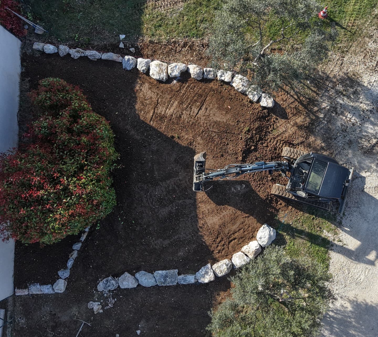 Vue drone — chantier Provence