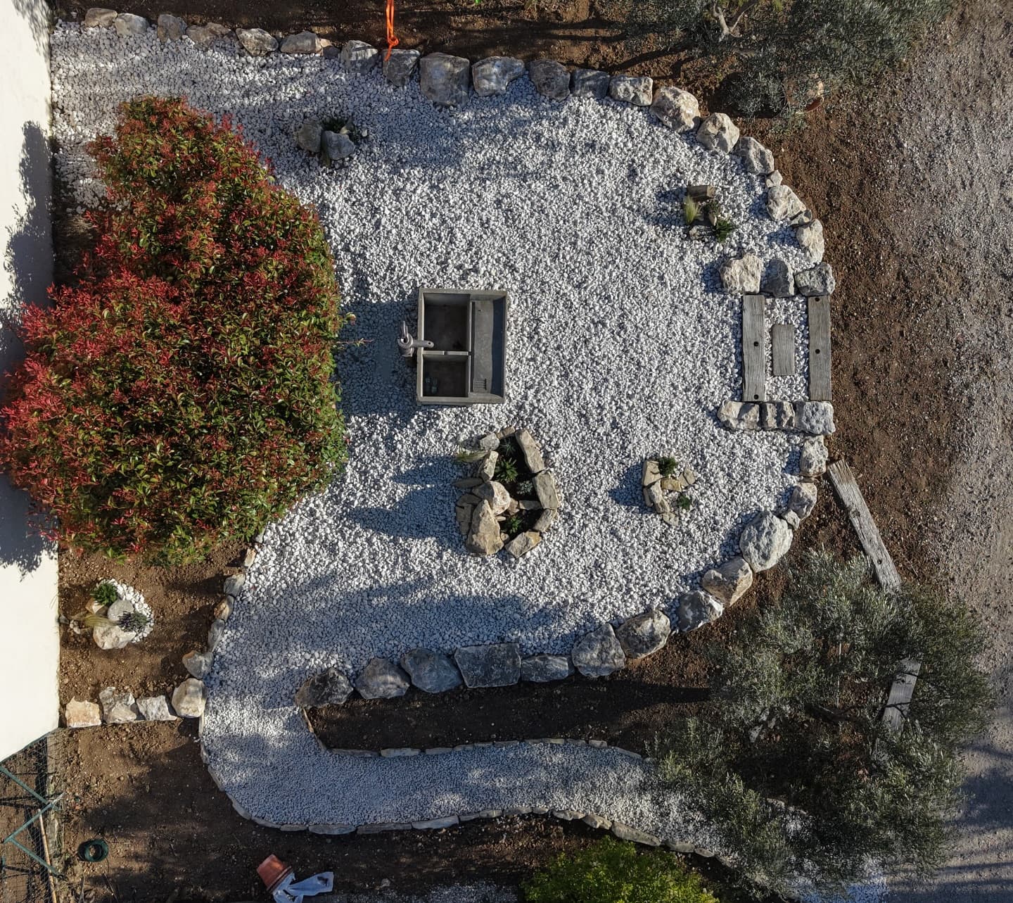 Vue drone — chantier Provence